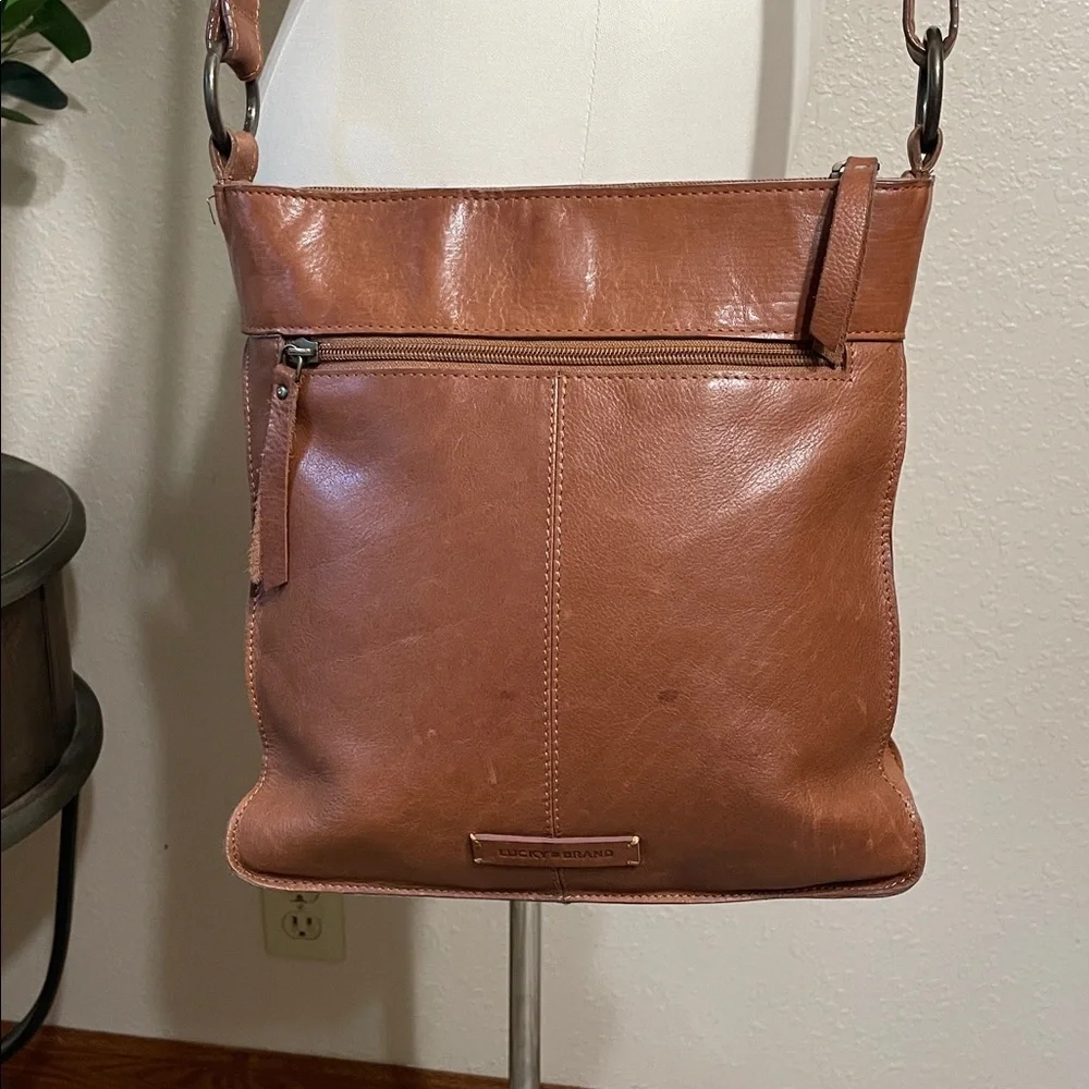 Lucky Brand Baldwin leather crossbody purse